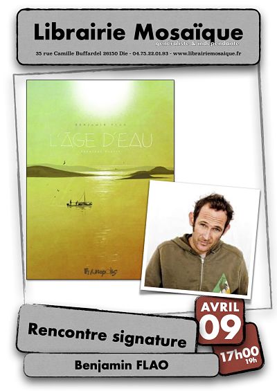Rencontre avec Benjamin Flao pour la sortie de son album « L’âge d’eau »