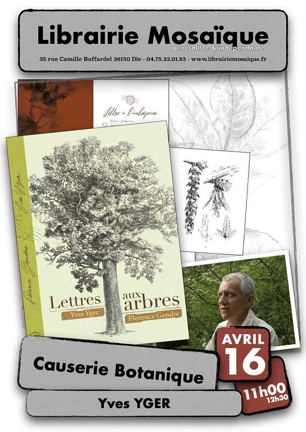 Rencontre avec Yves Yger pour son livre « Lettres aux arbres »