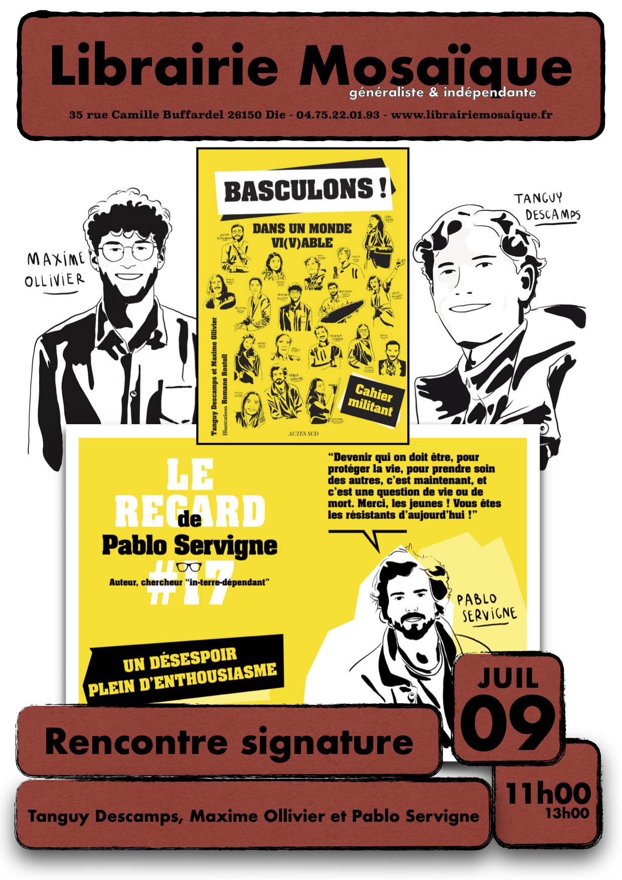 Rencontre avec l’équipe de la revue « Basculons ! »