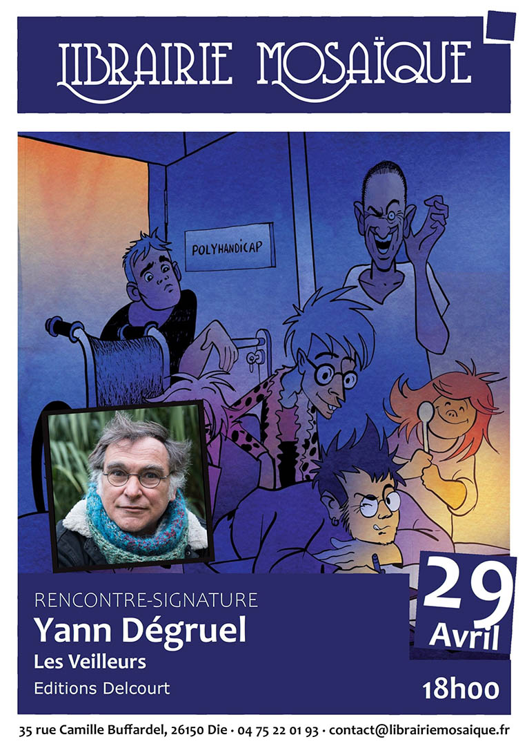 Rencontre et signature avec Yann Dégruel pour sa bande dessinée « Les Veilleurs »