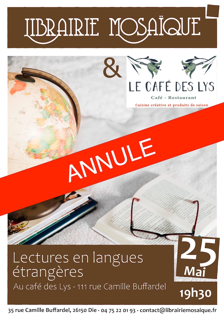 Soirée lectures en langues étrangères