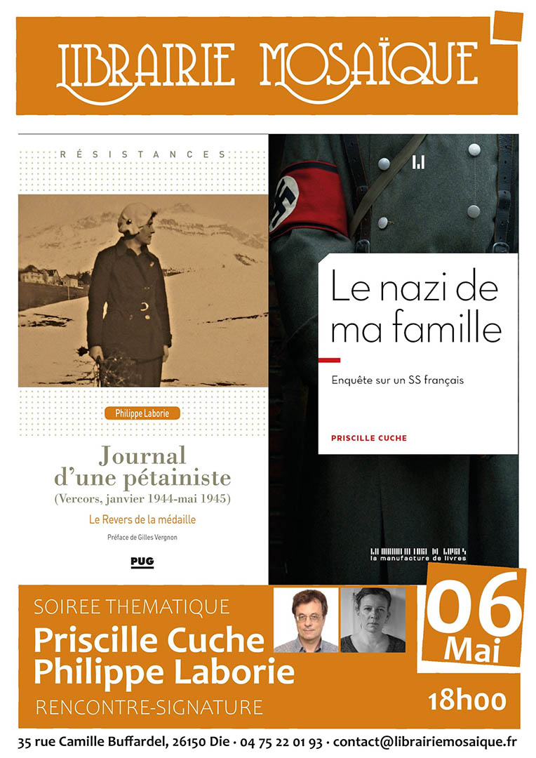 Rencontre thématique avec Priscille Cuche et Philippe Laborie