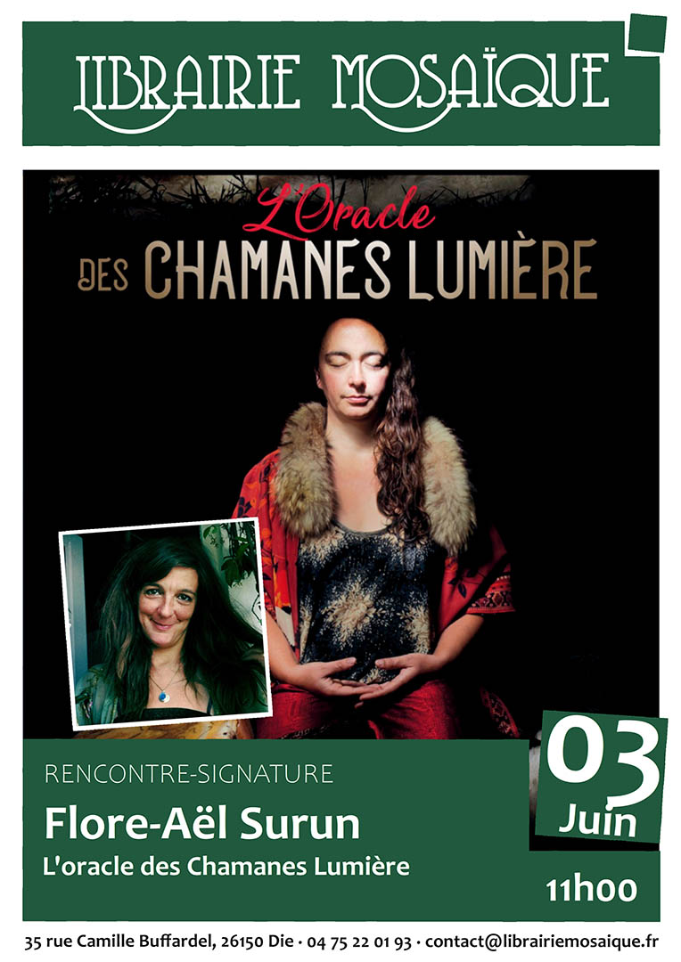 Rencontre et signature avec Flore-Aël Surun pour « L’Oracle des Chamanes lumière »