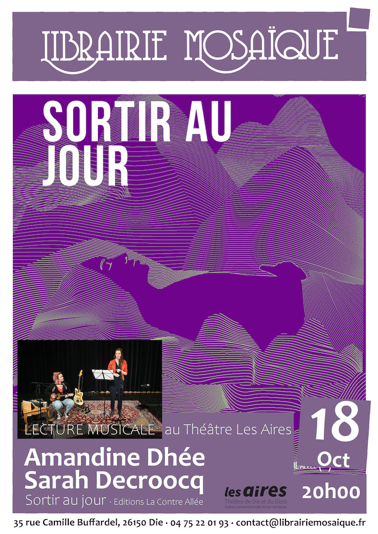 Lecture musicale « Sortir au jour » – Amandine Dhée