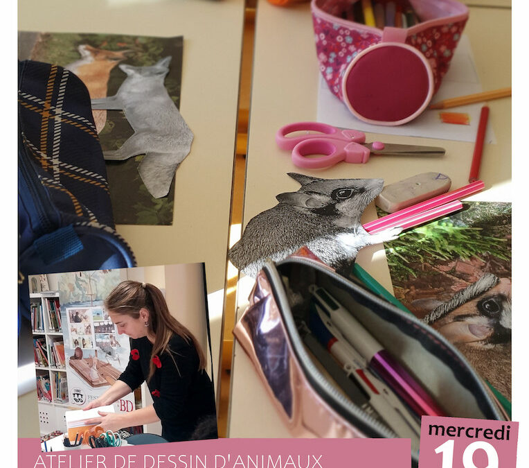 Atelier de dessin avec Emilie Vanvolsem