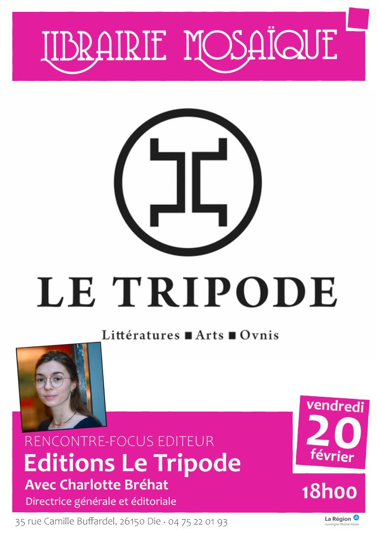 Rencontre avec Charlotte Bréhat, directrice de la maison d&rsquo;édition Le Tripode