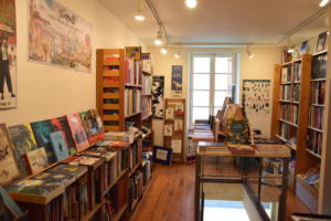 L'étage réservé à la bande dessinée